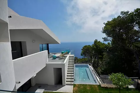 Design villa for rent on the Costa Brava
